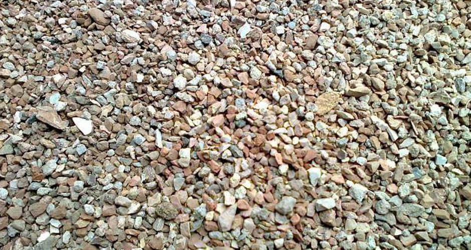 Gravilla reciclada