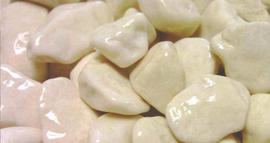 Cantos rodados marfil